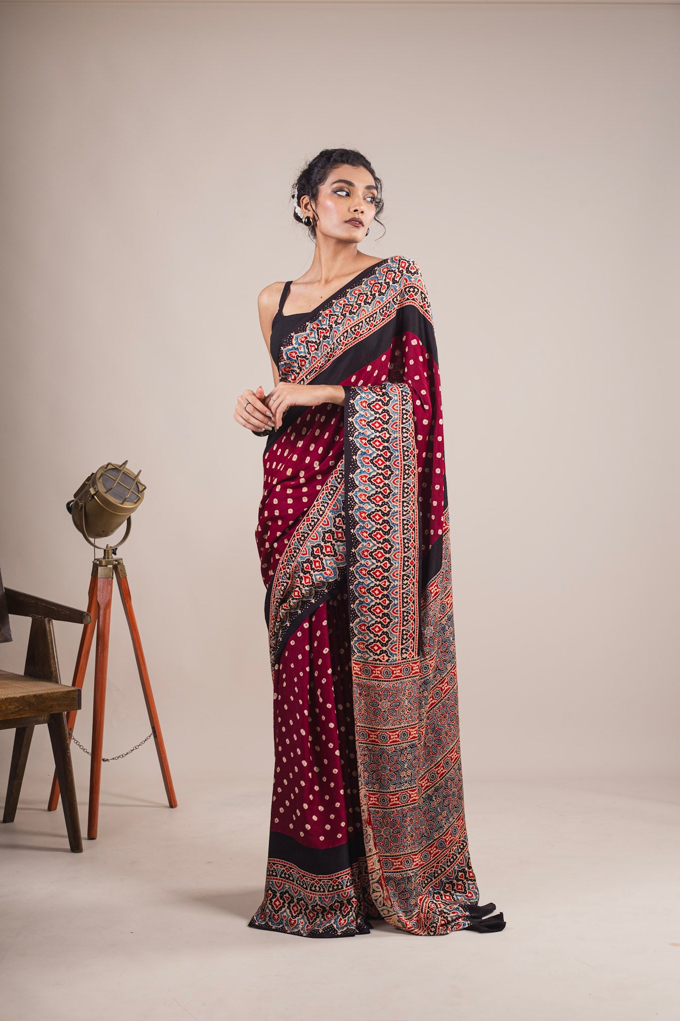 Ragini- Bandhani Ajrakh