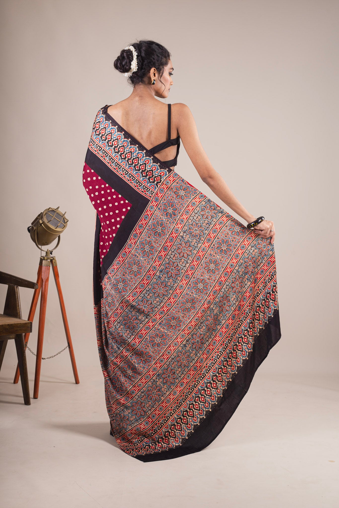 Ragini- Bandhani Ajrakh