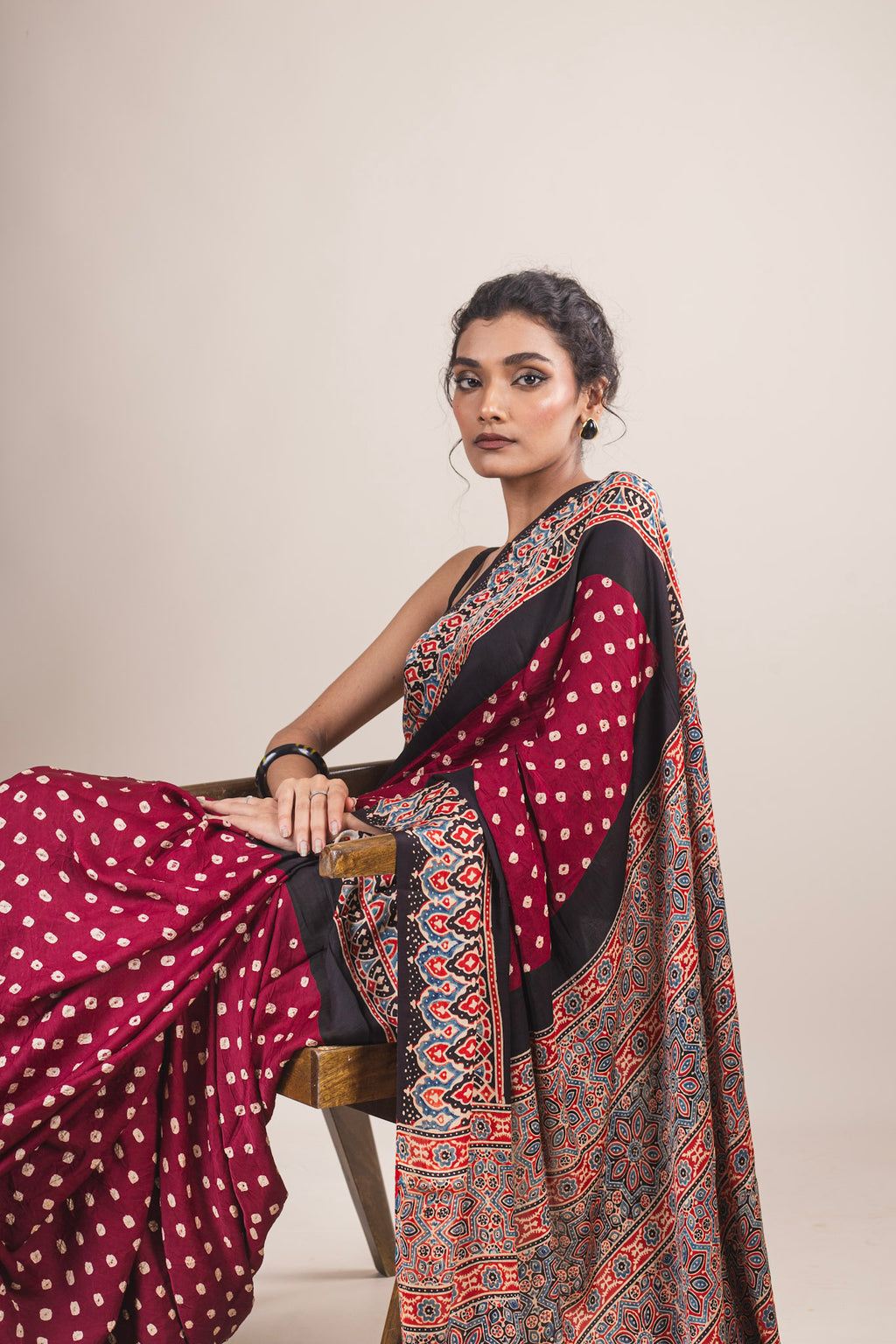 Ragini- Bandhani Ajrakh