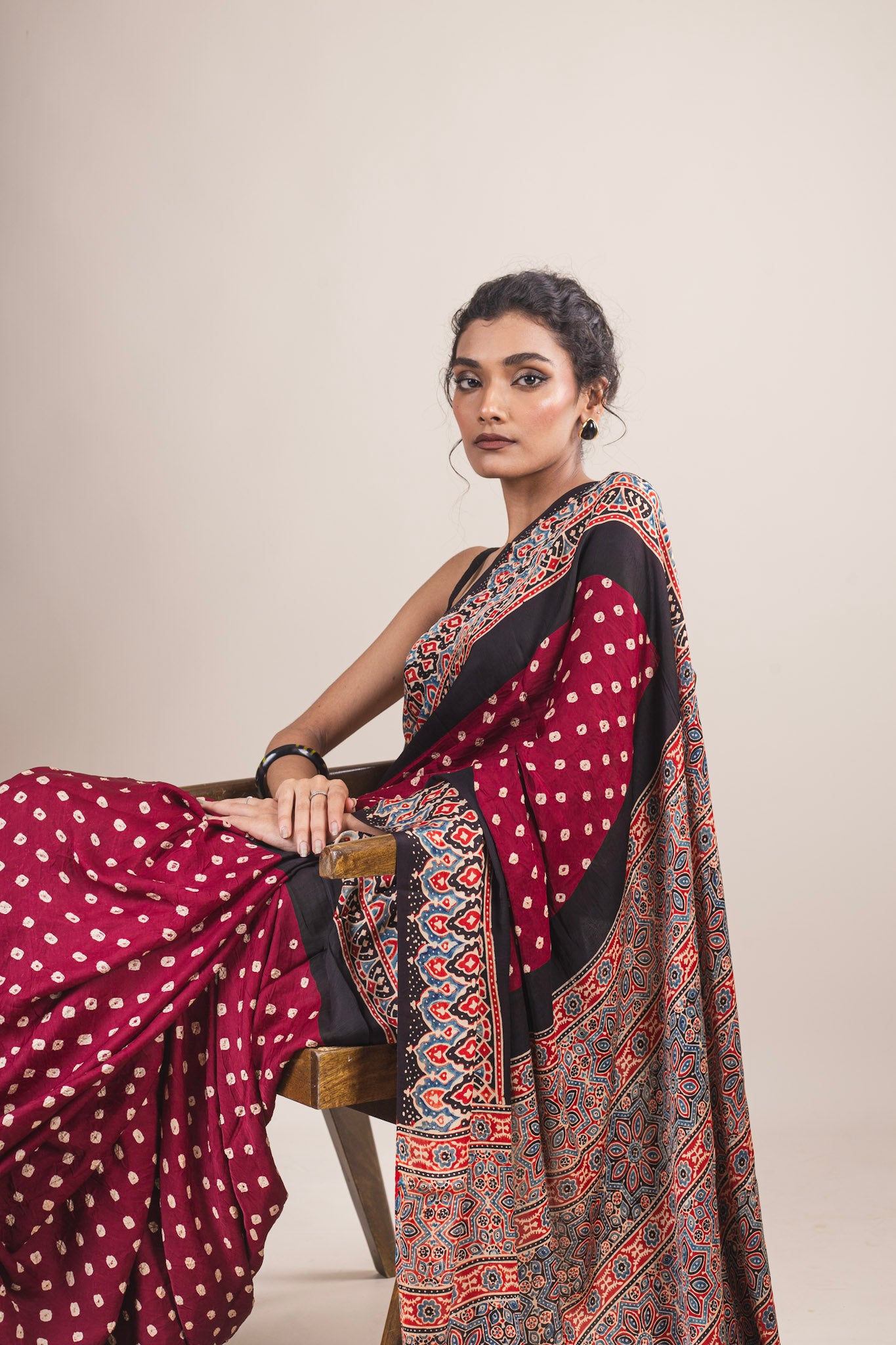 Ragini- Bandhani Ajrakh